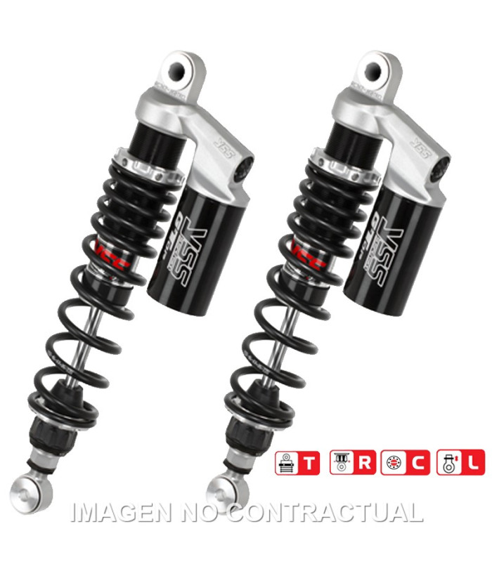 Juego Amortiguadores Traseros YSS Gas Top Line c/Botella superior Suzuki VX 800