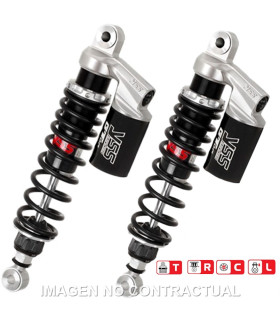 Juego Amortiguadores Traseros YSS Gas Top Line c/Botella superior Moto Guzzi California