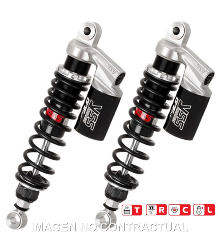 Juego Amortiguadores Traseros Yss Gas Top Line c/Botella superior Suzuki VS 1400 Intruder