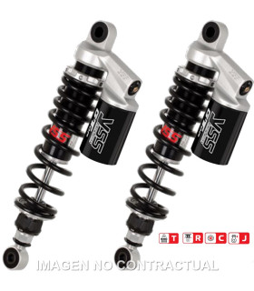 Juego Amortiguadores Traseros Yss Gas Top Line c/Botella superior Triumph Bonneville