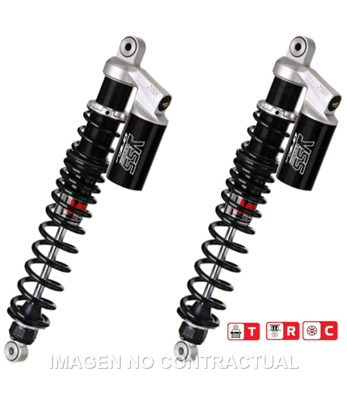 Juego Amortiguadores Traseros Yss Gas Top Line c/Botella superior Husqvarna