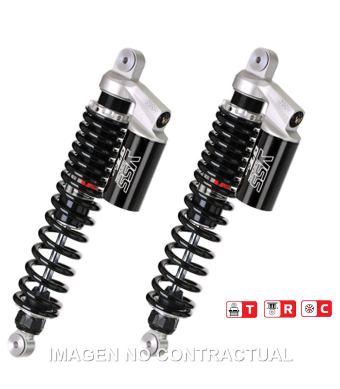 Juego Amortiguadores Traseros Yss Gas Top Line c/Botella superior MC 490
