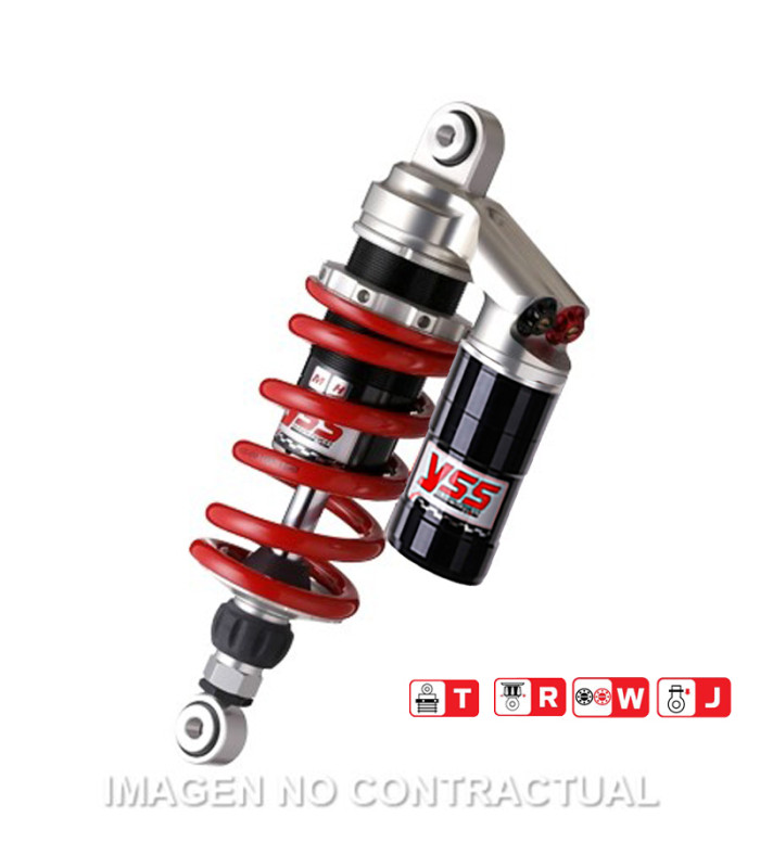 Amortiguador Trasero YSS Gas Top Line c/Botella superior Yamaha R6
