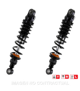 Juego Amortiguadores Traseros YSS Black Edition Gas Top Line Harley Davidson Road King