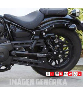 Juego Amortiguadores Traseros YSS Black Edition Gas Top Line c/Botella superior Yamaha SR 400