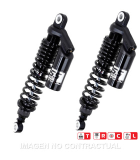 Juego Amortiguadores Traseros YSS Black Edition Gas Top Line c/Botella superior Triumph Scrambler