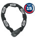 Granit City Chain XPlus 1060 Abus Cadena con cierre automático 1060/110 Black