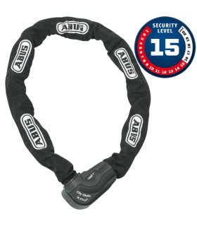 Granit City Chain XPlus 1060 Abus Cadena con cierre automático 1060/110 Black