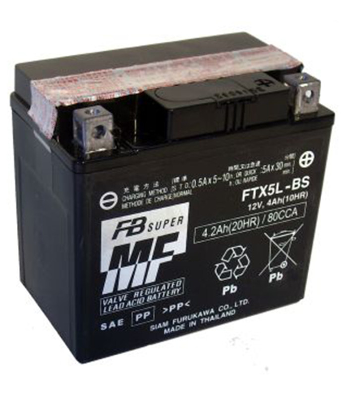 Batería Furukawa FTX5L-BS Sin Mantenimiento