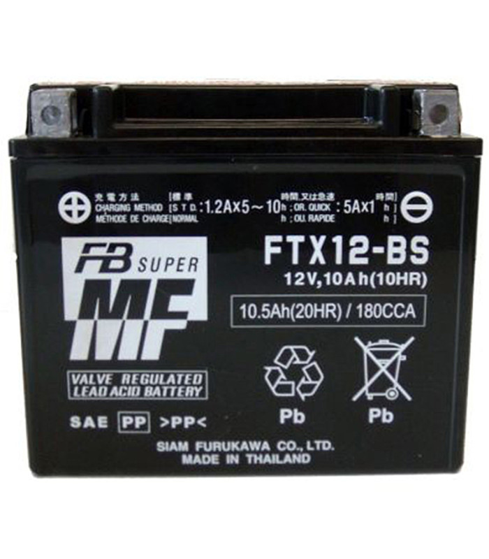 Batería Furukawa FTX12-BS Sin Mantenimiento