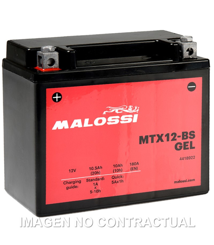 BATERÍA MALOSSI MTX12-BS GEL
