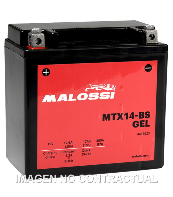BATERIA MALOSSI MTX14-BS GEL