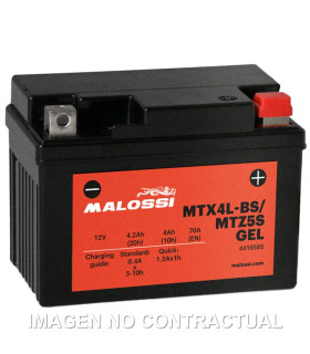 BATERIA MALOSSI MTX4L-BS/ MTZ5S GEL