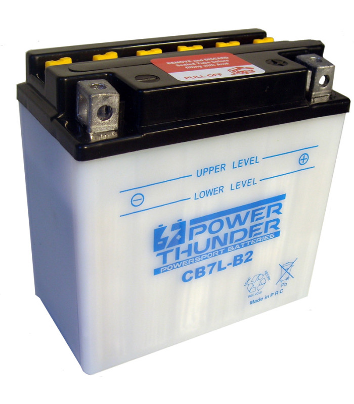 Batería Power Thunder CB7L-B2 Convencional