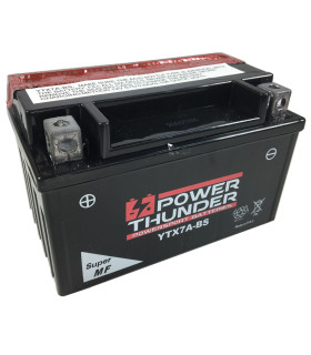 Batería Power Thunder CTX7A-BS Sin Mantenimiento