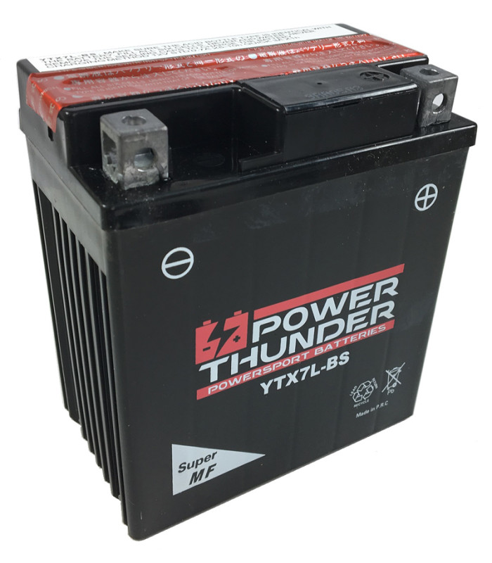 Batería Power Thunder CTX7L-BS Sin Mantenimiento