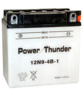 Batería Power Thunder 12N9-4B-1 Convencional