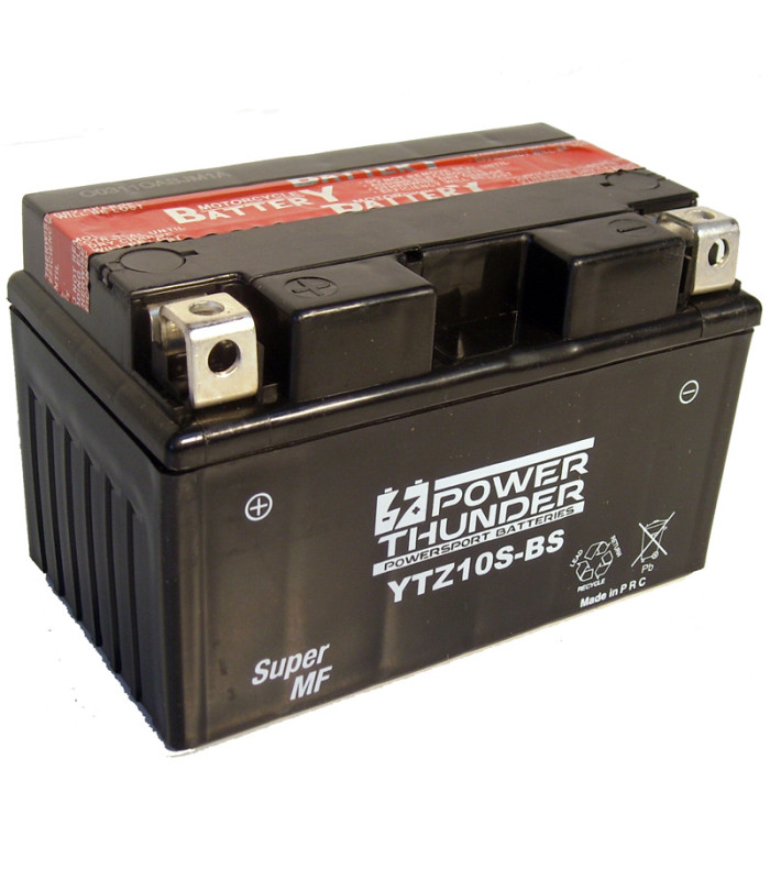 Batería Power Thunder CTZ10S-BS Sin Mantenimiento