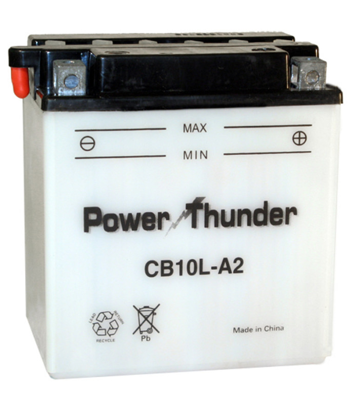 Batería Power Thunder CB10L-A2 Convencional