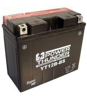Batería Power Thunder CT12B-BS Sin Mantenimiento