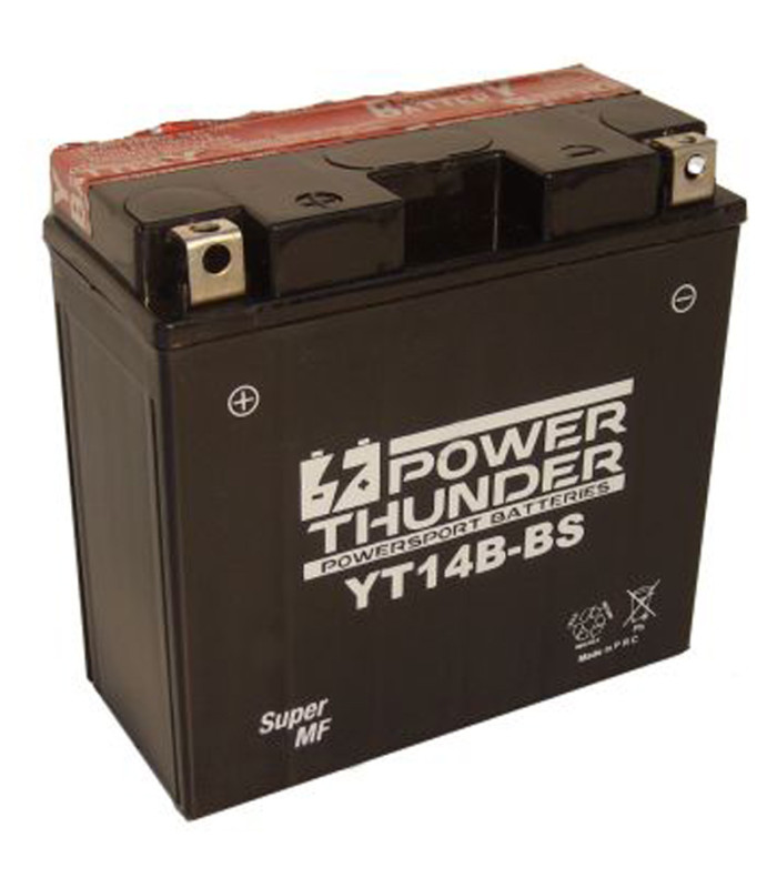 Batería Power Thunder CT14B-BS Sin Mantenimiento
