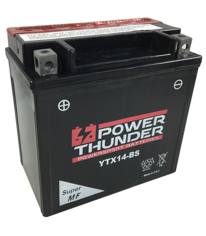 Batería Power Thunder CTX14-BS Sin Mantenimiento