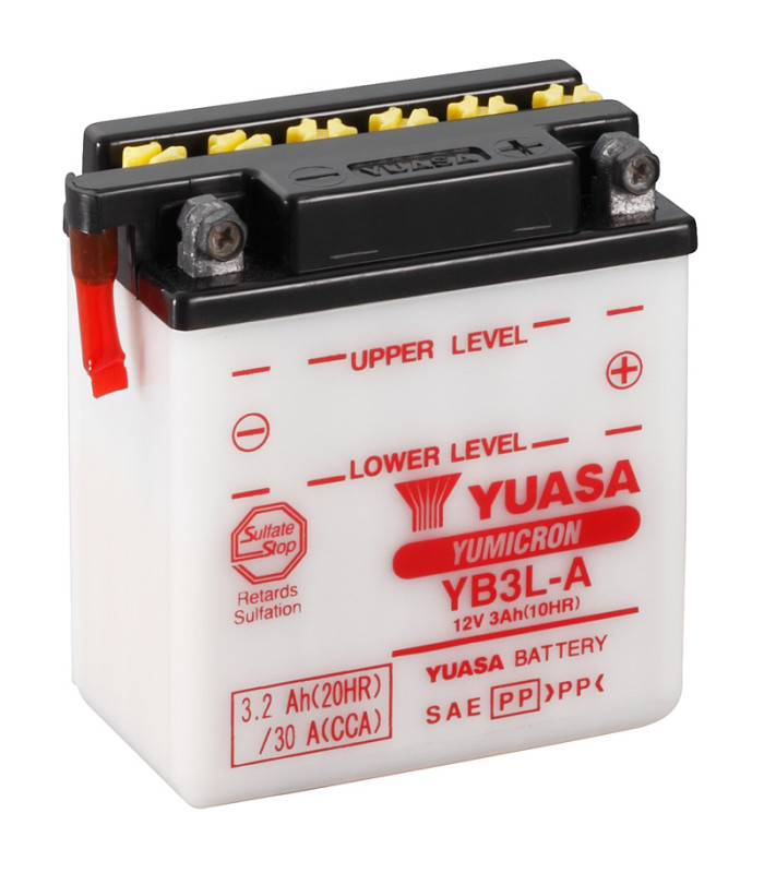 Batería Yuasa YB3L-A Convencional