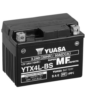 Batería Yuasa YTX4L-BS Sin Mantenimiento