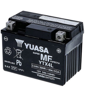 BATERIA YUASA YTX4L-WC Precargada