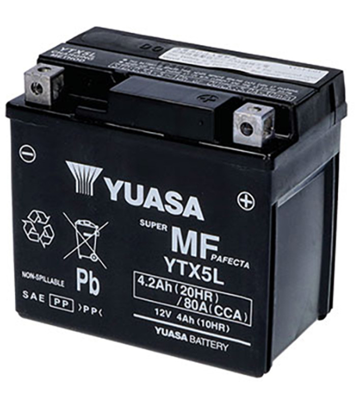BATERIA YUASA YTX5L-WC Precargada