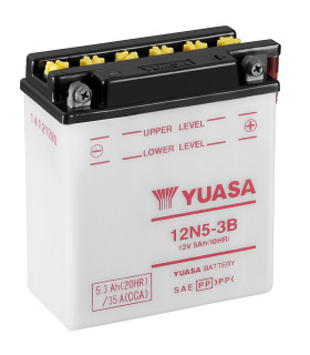 Batería Yuasa 12N5-3B Combipack Convencional