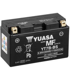 Batería Yuasa YT7B-BS Sin Mantenimiento