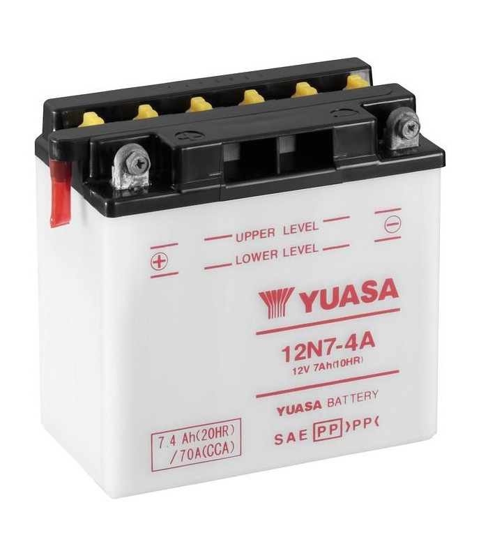 Batería Yuasa 12N7-4A Combipack Convencional
