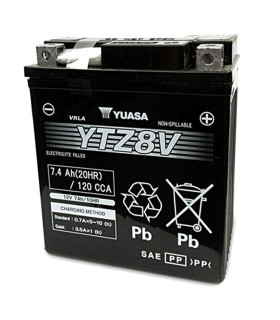 Batería Yuasa YTZ8-V Precargada