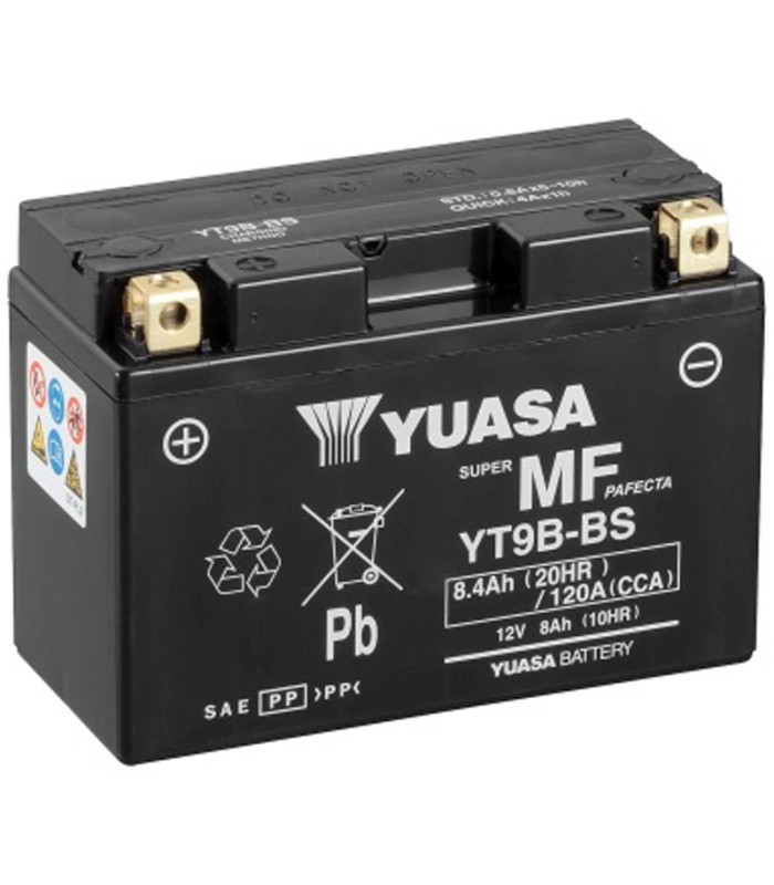 Batería Yuasa YT9B-BS Sin Mantenimiento
