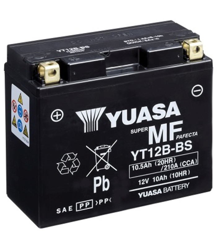 Batería Yuasa YT12B-BS Sin Mantenimiento