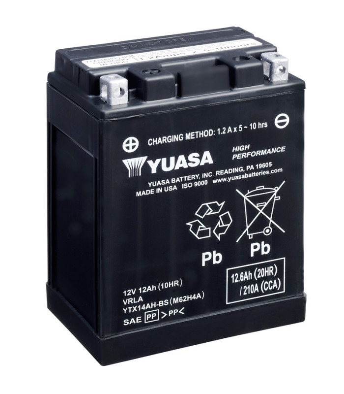 Batería Yuasa YTX14AH-BS Alto Rendimiento