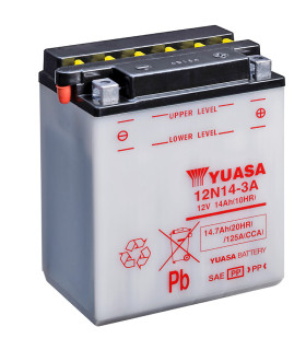 Batería Yuasa 12N14-3A Combipack Convencional