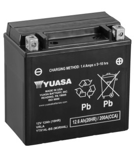 Batería Yuasa YTX14L-BS Sin Mantenimiento