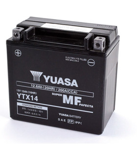 Batería Yuasa YTX14-WC Precargada
