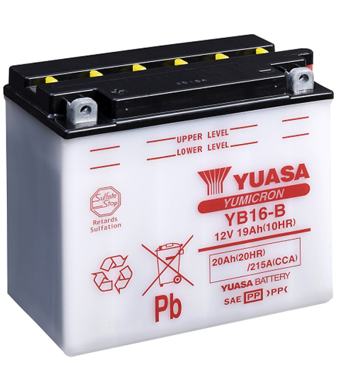 Batería Yuasa YB16-B Combipack Convencional