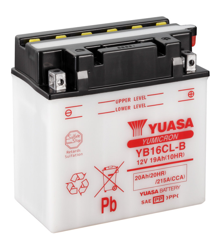 Batería Yuasa YB16CL-B Combipack Convencional