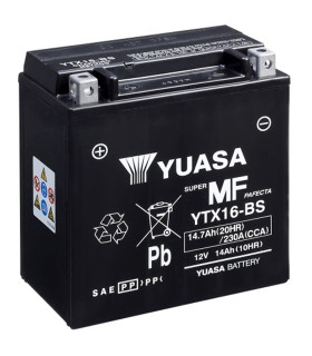 Batería Yuasa YTX16-BS Sin Mantenimiento