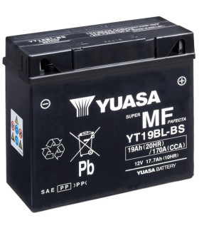 Batería Yuasa YT19BL-BS Sin Mantenimiento