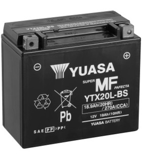 Batería Yuasa YTX20L-BS Sin Mantenimiento
