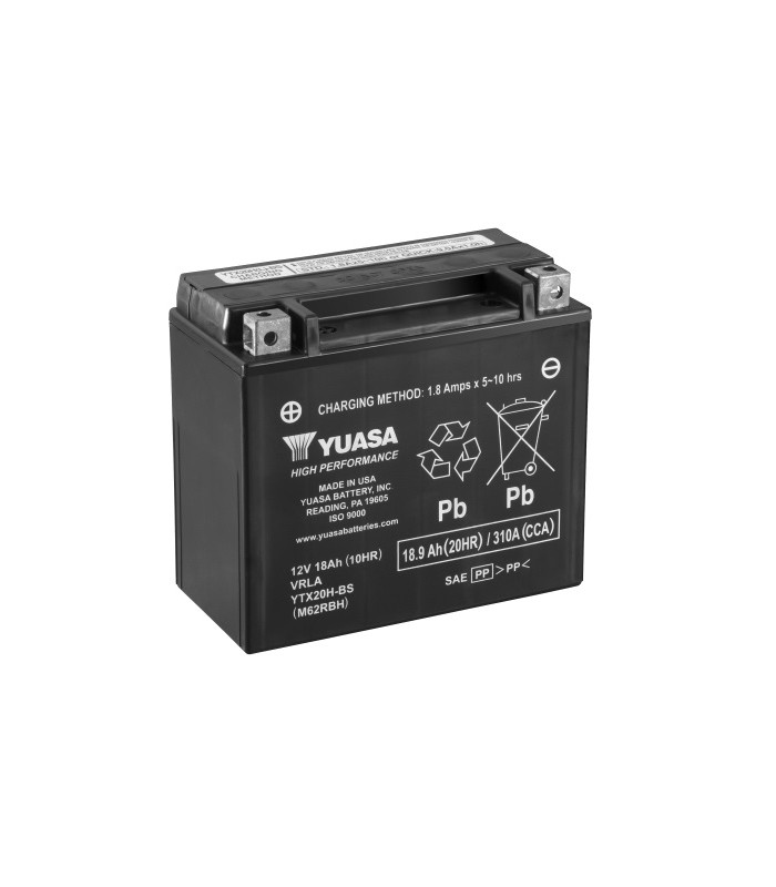 Batería Yuasa YTX20H-BS Alto Rendimiento