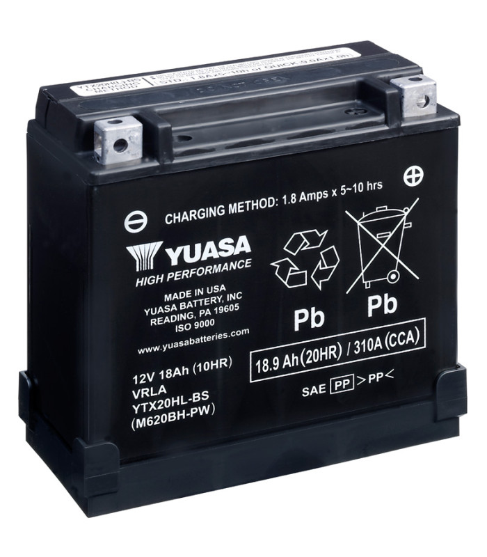 Batería Yuasa YTX20HL-BS-PW Alto Rendimiento