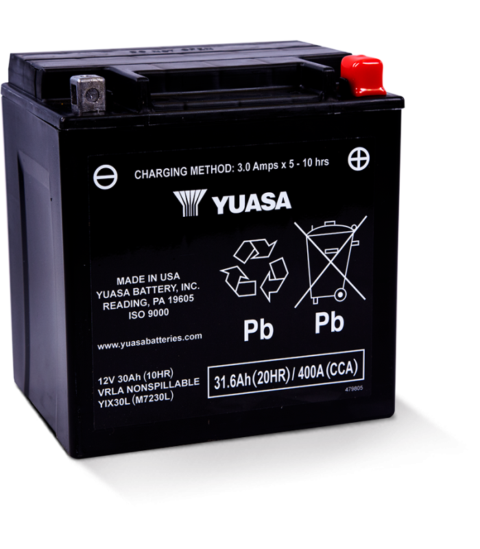 Batería Yuasa YIX30L-BS Alto Rendimiento