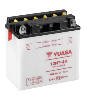 Batería Yuasa 12N7-4A Sin ácido