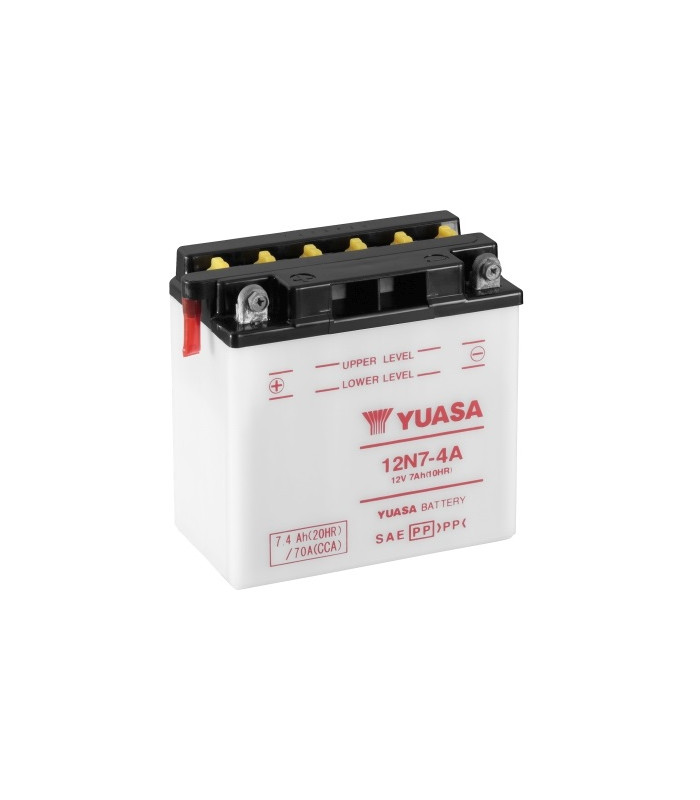 Batería Yuasa 12N7-4A Sin ácido